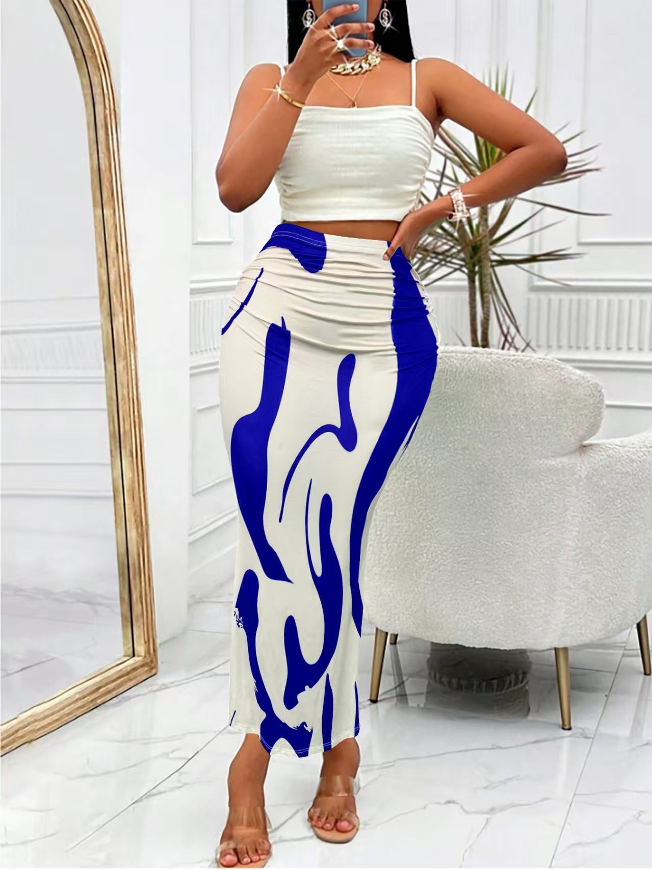 Zebra Motion Skirt