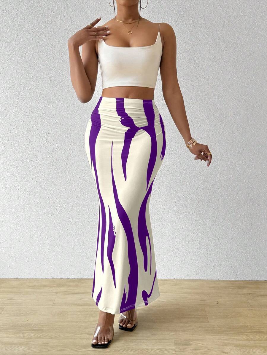 Zebra Motion Skirt