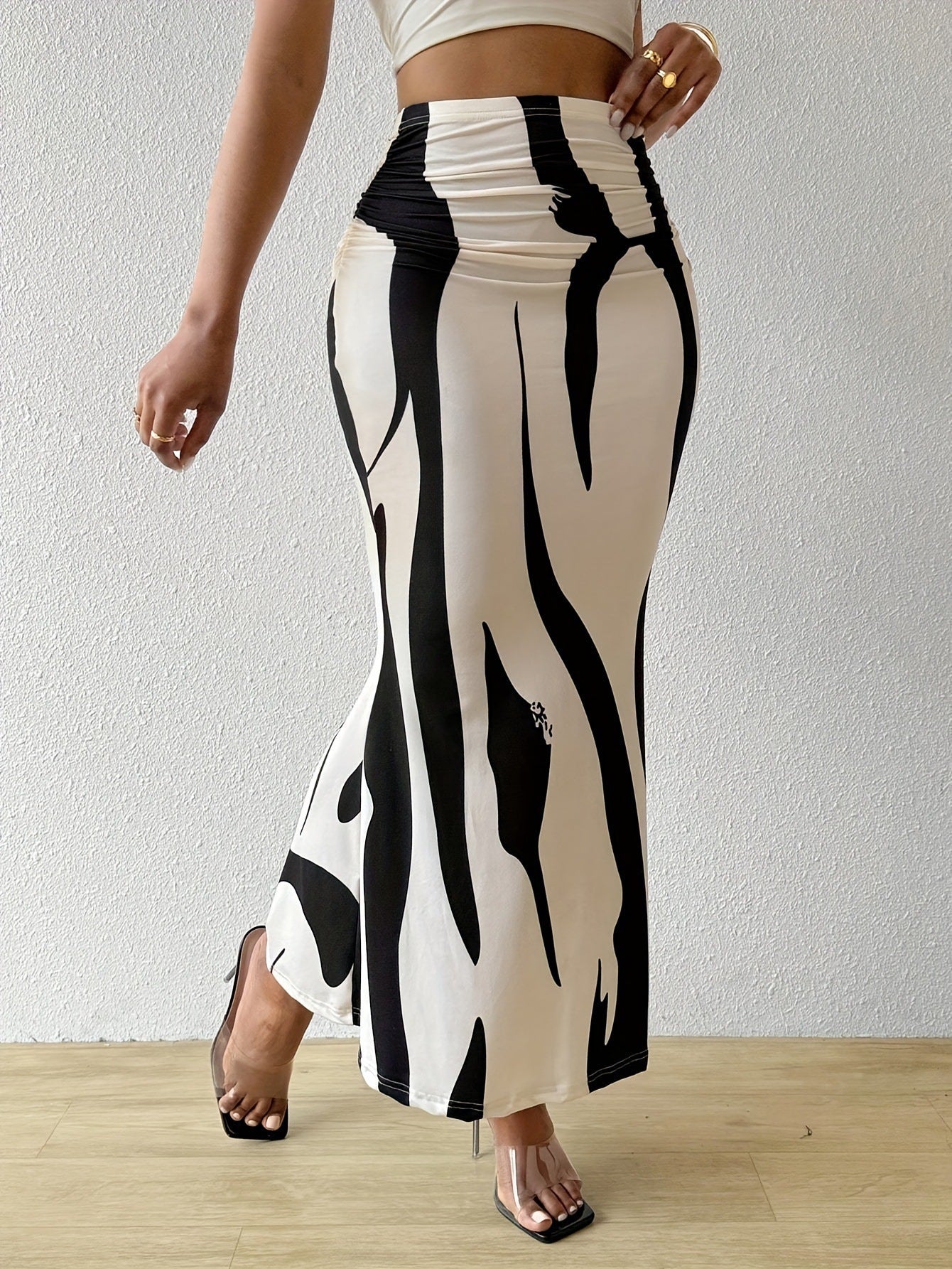 Zebra Motion Skirt