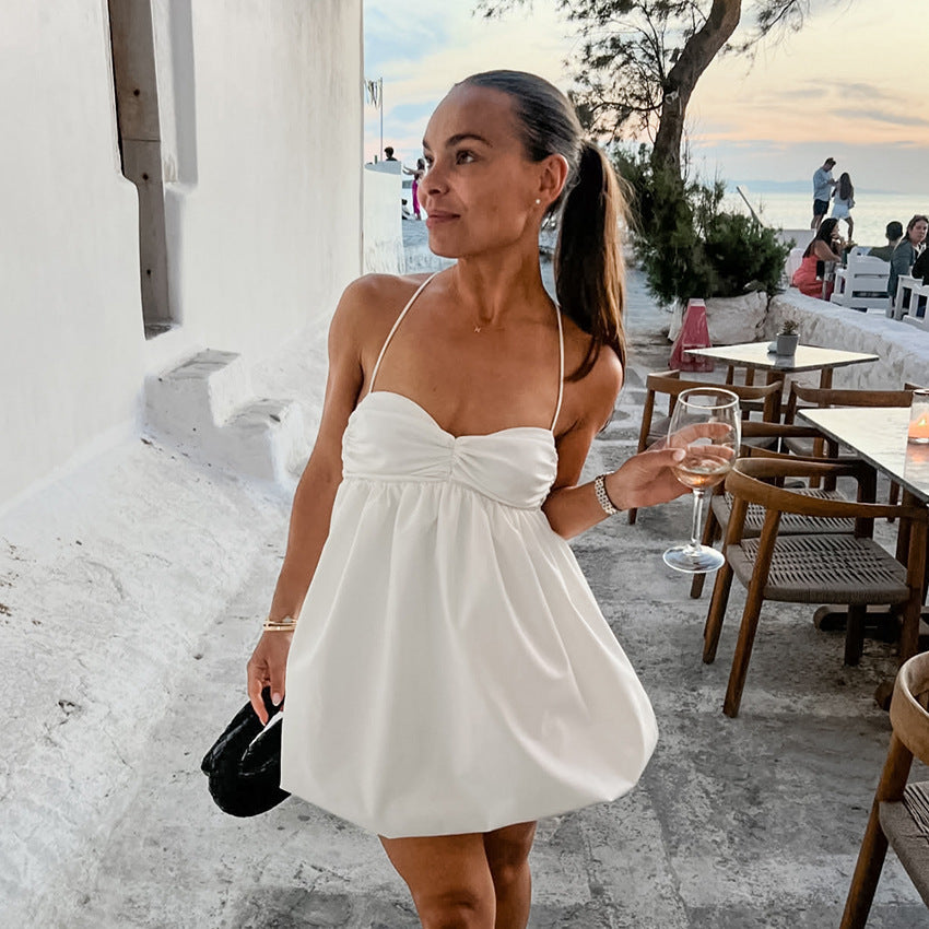 Lumi Puff Mini Dress