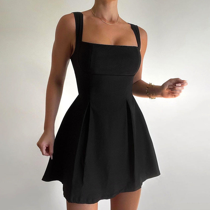 Square Neck Mini Dress