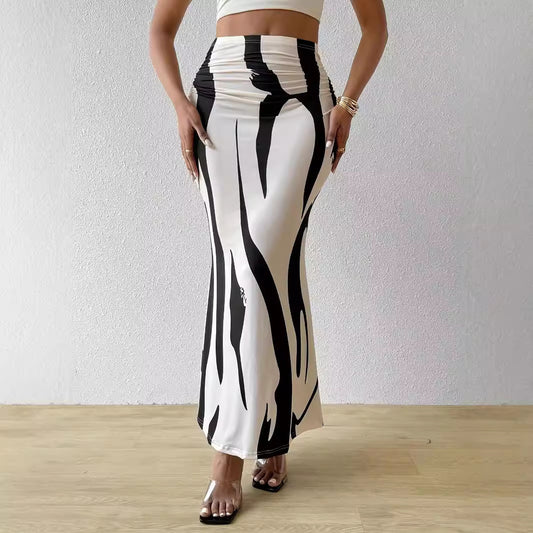 Zebra Motion Skirt