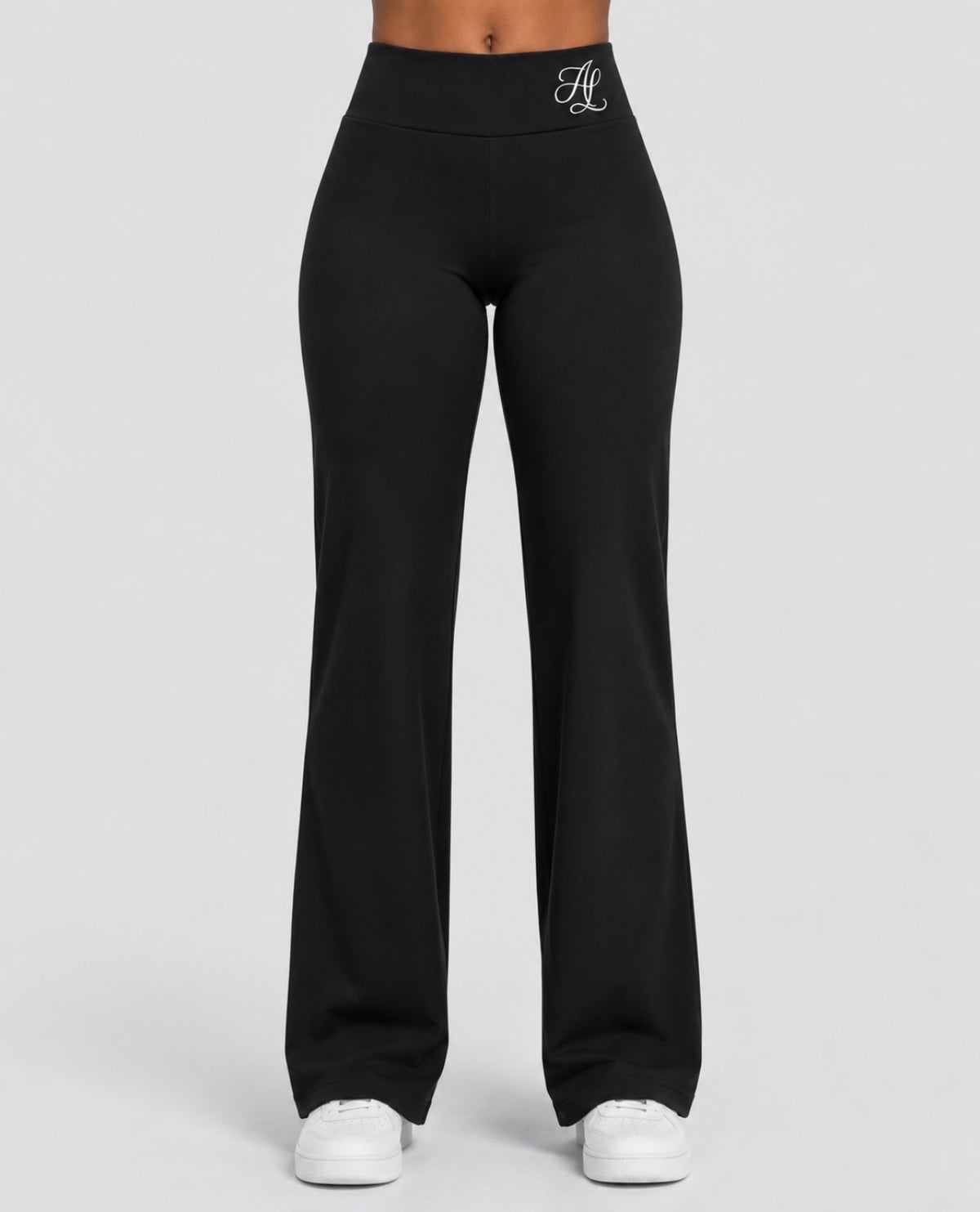 Flow Straight Pants Wide Leg Byxor Dam