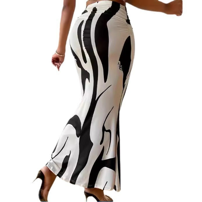 Zebra Motion Skirt