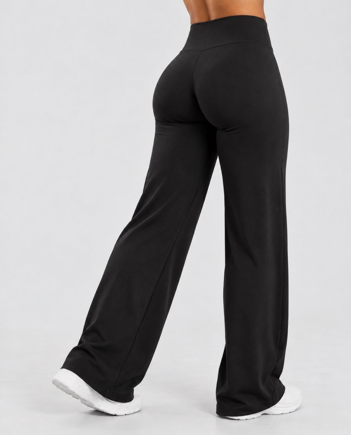 Flow Straight Pants Wide Leg Byxor Dam