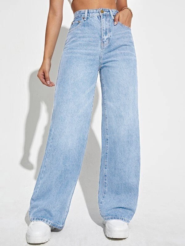 Classic Wide - Leg Jeans - asiilo.com