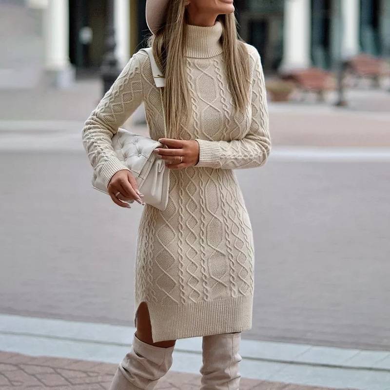 Cozy Chic Knit Dress - asiilo.com