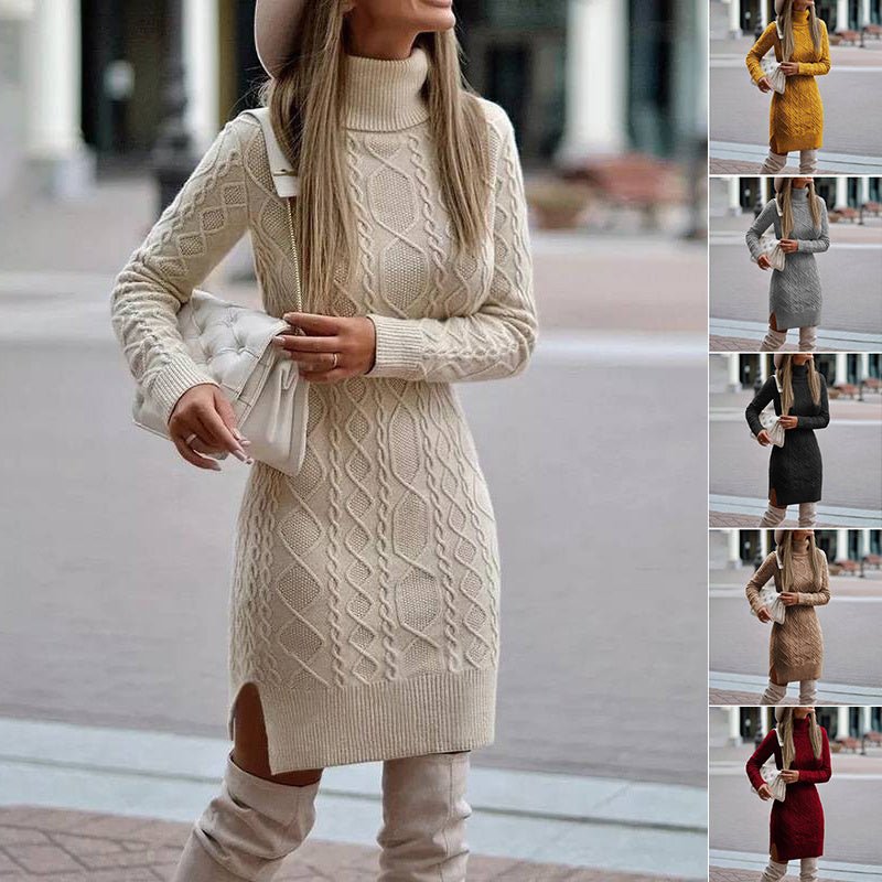 Cozy Chic Knit Dress - asiilo.com