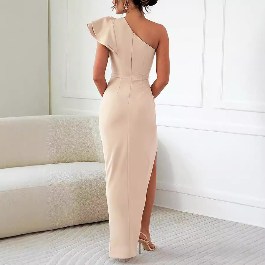 Elegant Asymmetry Dress - asiilo.com