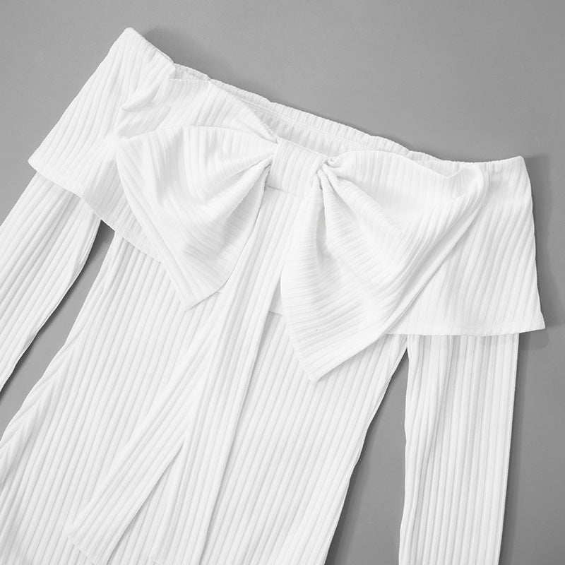 Elegant Off - Shoulder Dress - asiilo.com