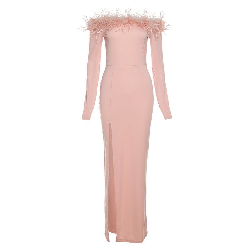 Luxury Feather Elegance Gown - asiilo.com