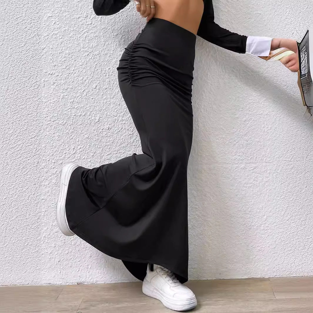 Midnight Satin Skirt - asiilo.com