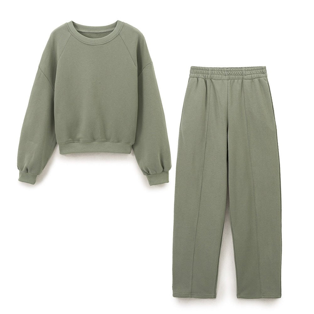 Relaxed Fit Sweat Set - asiilo.com