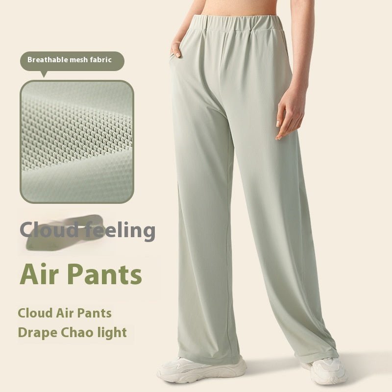Relaxed Fit Wide - Leg Pants - asiilo.com
