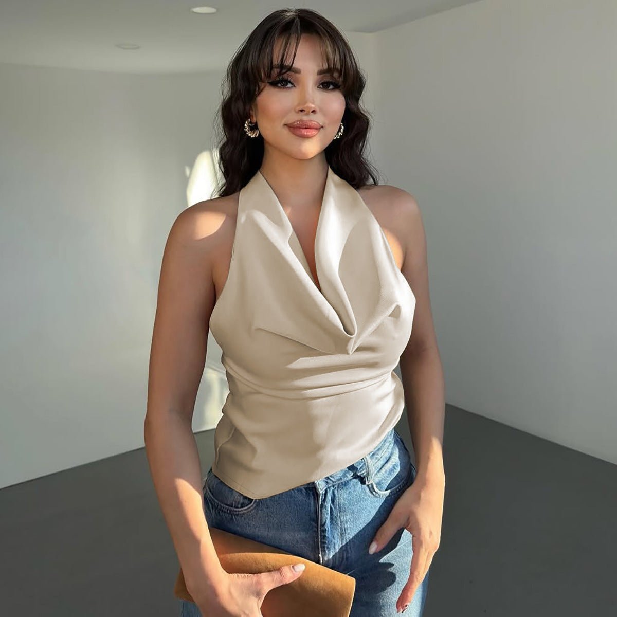 Scarlet Drape Top - asiilo.com