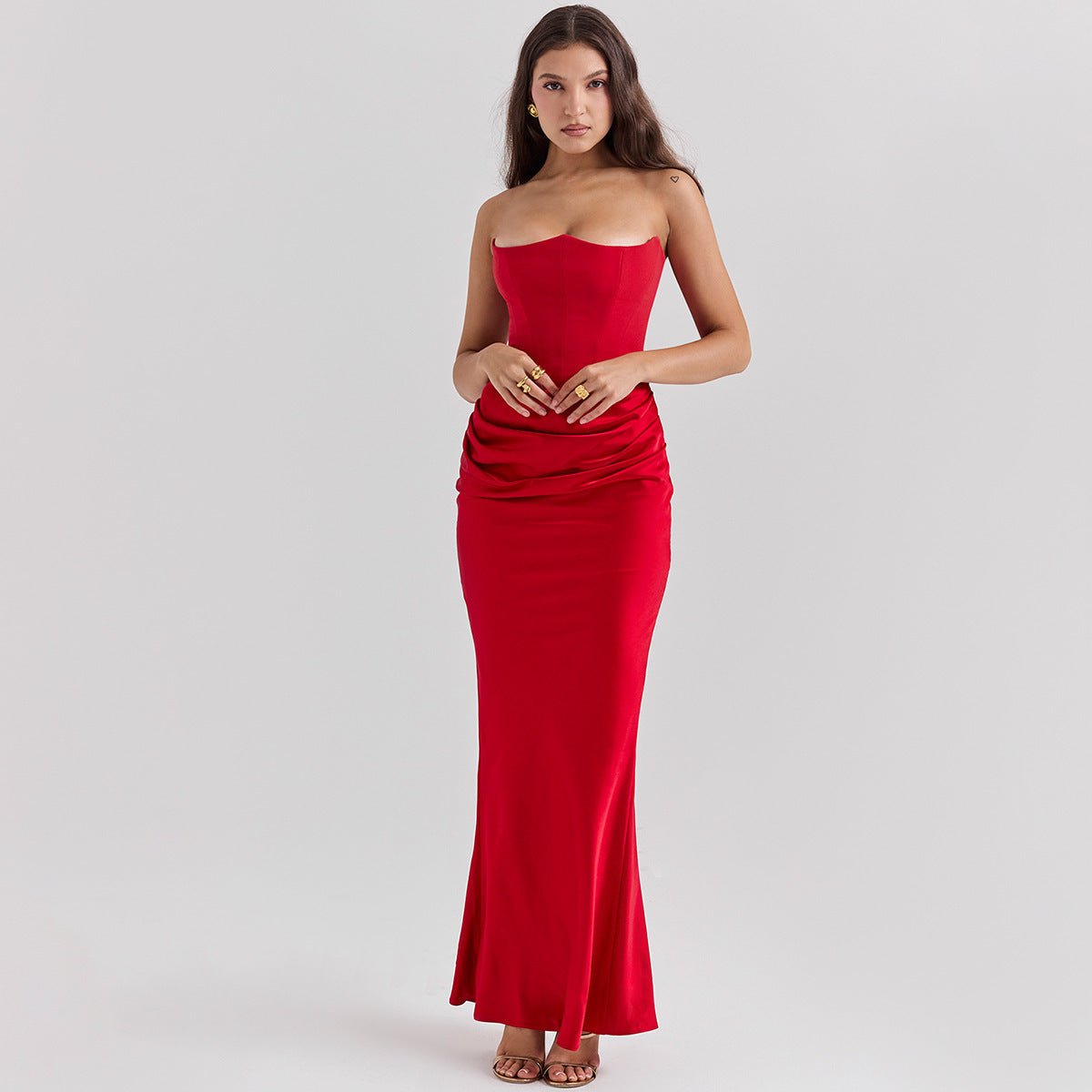 Scarlet Elegance Gown - asiilo.com