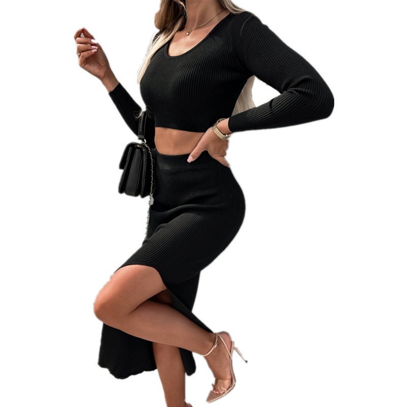 Sleek Confidence Dress Two - piece Set - asiilo.com