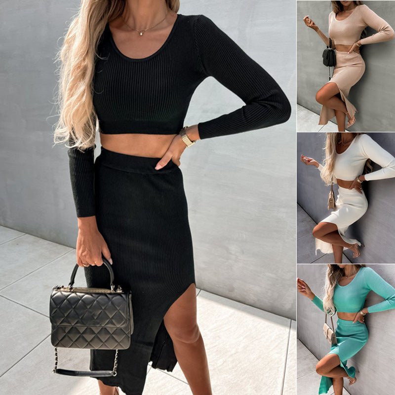 Sleek Confidence Dress Two - piece Set - asiilo.com