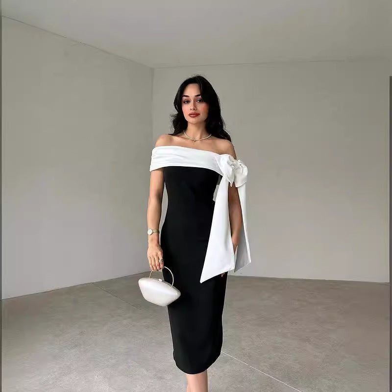 Sophisticated Bow Dress - asiilo.com