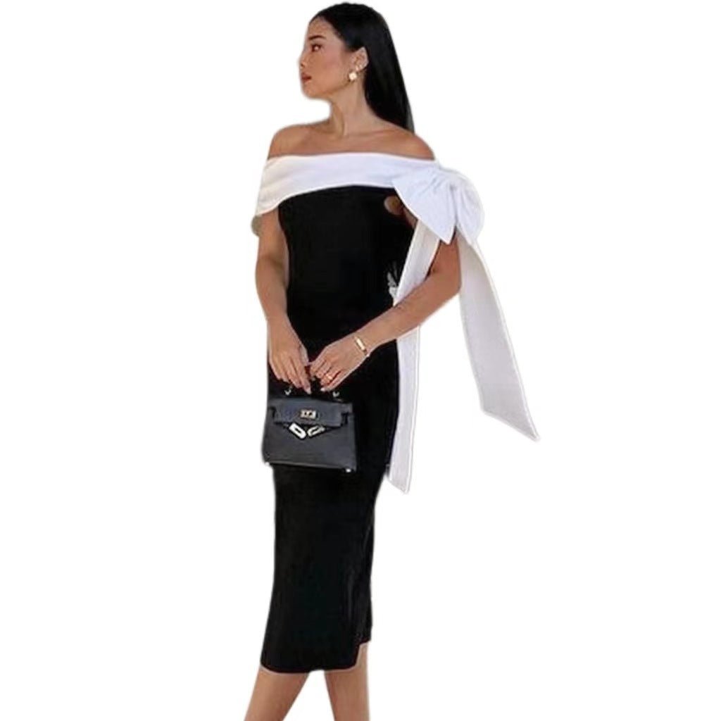 Sophisticated Bow Dress - asiilo.com